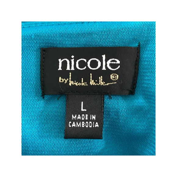 Nicole Miller Batwing Sleeve Jersey Knit Jumpsuit - Picture 10 of 11